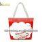 100% plain organic cotton shopping bag cotton promotion bag