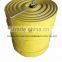 yellow color pvc lay flat hose irrigation hose discharge water hose