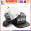 2016 fashion PU leather snapback hat with embroidery logo and full laser holes on the hat