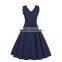 Women's Bodycon Mini Style Retro Sleeveless Swing Cocktail Evening Party Dress