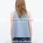 new style summer denim sleeveless crochet top pattern wholesale