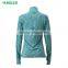 Half zipper gym wear anti-bacterial quick dry running t-shirt