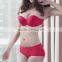 High quality push up seamless wing bra deep V bra