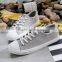 Woman net surface ventilation hollow canvas shoes wholesale from CHlNA