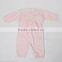 Baby girls cable knit romper infant pink romper