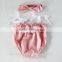 Newborn Baby Clothes Lace Suspenders Solid Color Wholesale Boutique Fashion Girl Colorful Romper