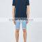 Navy blue blank mens t shirts soft breathable cotton t-shirt custom summer wear for wholesale