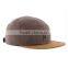 Many Color Custom Blank Plain Suede 5 Panel Cap