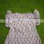 Teen Girls Summer Cotton Black And White Tunic Wholesale Fashion Baby Girls Flutter Tunic Boutique
