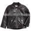 Winter baby kids black leather jacket wholesle winter leather