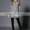 2017 New design simple lattice blouse OEM service Guangzhou cheap wholesale