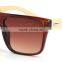High Quality Cheap Bamboo Sunglasses PC Frame Mirror Lenses Sunglasses WPB1037