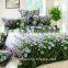 China supplier cotton 3d printed big flower bedding set