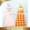 polyester and polyamide microfiber hand towel fan-shaped towel with ties using forkitchen cleaning