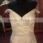 IN STOCK Off-The-Shoulder party dress women's Capped sleeve prom dress SE106