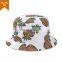 Multifunctional embroidery bucket hats with zipper pocket