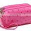 Fashion ladies girls faux ostrich leather pattern coin holder purse
