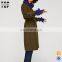 Oem ladies trench coat with lapel collar loose fit trench coat for women