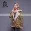 Luxuriant In Design Jacket Lining Leather Coat Double Face Lamb Fur Overcoat