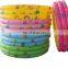 PVC Inflatable Round 3-Ring Fish Printed Baby Bath Pool