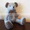 Lovely and High quality teddy bear made of jeans fabric
