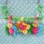 baby fans multifuctional hanging bed bell plush toy 3pc