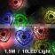 2017 Hot Selling Christmas 1.5M 10LED Solar Power Battery String Love Hearts Lights LED Lamps