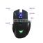 Dropshipping Combatwing W100 Rechargeable 2.4G Wireless Wired Gaming Mouse Optical Mice with 4 Adjustable DPI Levels & 8 Buttons
