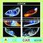 New 2PCS 30cm 45cm 60CM 85cm DRL Flexible LED Tube Strip Daytime Running Lights Turn Signal Angel Eyes Car Styling Parking Lamps