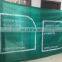 dark green ,black shade net fence for paintball field with logo