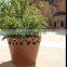 Perforated Corten Steel Planter Metal Ellipse Pots