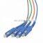 Outdoor Armored Single Mode Multimode Waterproof Fiber Optic Pigtail Patch Cord With SC APC UPC Connector