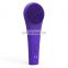 Electronic Facial Cleaner and Massager Brush Waterproof Silicone Colorful Lights with Multi Adjustable Speeds