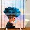 i@home eco friendly 3D digital bath african black girl print shower curtain waterproof