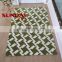 Machine knitted Rug grey cotton backing-M122