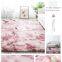Nordic fashion fluffy non-slip mixed dyed carpet Living room / bedroom center carpet black gray pink blue large size hair Rugs
