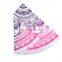 China Suppliers Wholesale More Than 200 Designs Printed Large Microfiber Towels Custom Round Beach Towel With Tassels