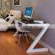 Factory price small size glass table top for laptop desk