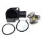 New Engine Coolant Thermostat Housing with Rings For VW Passat Golf Jetta 044121113