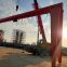 MH type10 ton general gantry crane, gantry crane, main girder box support leg gantry crane, rail type small crane