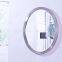 Metal Framed Wall Mounted Round Mirror