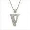 Custom Memory Picture Pendant Necklace Full Diamond Bling Hip Hop Jewelry Iced Out Locket Heart Photo Pendant Necklace