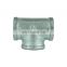 DKV lead the industry gi pipe fitting plumbing tools hot galvanized malleable iron pipe fitting tee