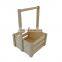 Custom Antique Rustic Portable Wooden Fruit Storage Basket