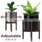 Simple and Elegant Nature Handmade DIY Bamboo Pine Beech Custom Wood Plant Pot Stand
