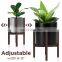 wholesale 8 12 inches adjustable bamboo pot stand environmental modern indoor plant stand
