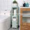 Hot-selling Small Bathroom Storage Toilet Paper Storage Corner Floor Cabinet with Doors and Shelves