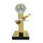 Desktop Golden Mirror Wine Bottle Display Stand Acrylic LED Wine Display