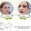 360 degree rotate round shape makeup vanity mirror high quality home 1x3x magnify wall-hanging table free standing makeup mirror