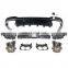 Rear Diffuser for Mercedes Benz GLC Class X253 GLC250 GLC300 Sport GLC43 AMG SUV 2015-2019